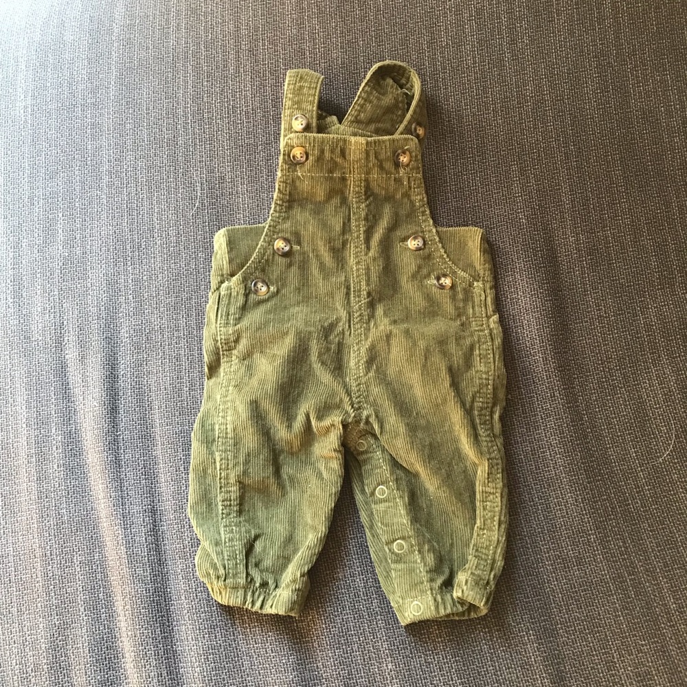 $3/18, 3 month corduroy overalls